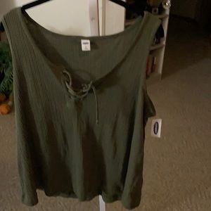 Nwt Old Navy olive green tank XL
